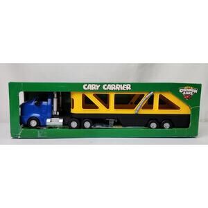 The Chevron Cars Cary Carrier Car Transporter Cab & Trailer Moving Eyes 1998 NIB